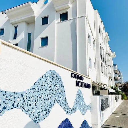 & Servizio Spiaggia A Lido Appartement